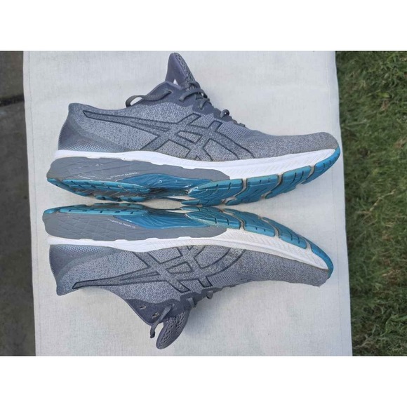 ASICS GT-2000 9 Gray Knit FlyteFoam Running Shoes Women\'s 9